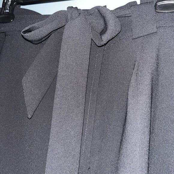 Express black tie-belted full midi skirt 8 - Picture 4 of 6